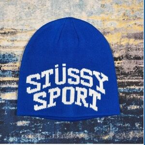 🆕 STUSSY Japan beanie skullcap Grail Sport Jacquard Skullcap